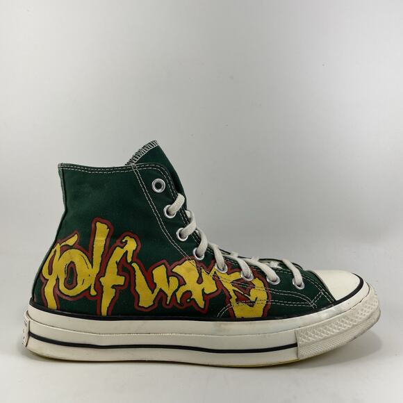 Converse Chuck 70 High Top Golf Wang by You Mens Size 9 Green Tyler The Creator - Picture 1 of 11
